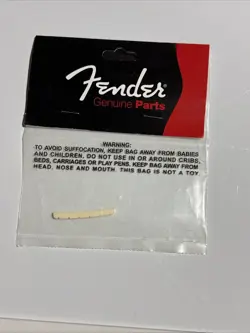 GENUINE FENDER VINTAGE-STYLE STRATOCASTER/TELECASTER PRE-SLOTTED NECK BONE NUT
