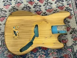 1972 1973 FENDER MUSICMASTER BASS BODY NATURAL