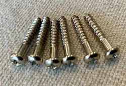 2011 FENDER SQUIER STRAT ELECTRIC GUITAR TREMOLO BRIDGE ORIGINAL MOUNTING SCREWS
