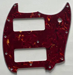 RED TORTOISE PICKGUARD FIT FENDER OFFSET SERIES MUSTANG P90 STYLE GUITAR PARTS
