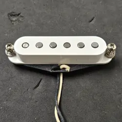 DIMARZIO DP175 TRUE VELVET WHITE MIDDLE PICKUP FOR FENDER STRAT ELECTRIC GUITAR