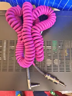 FENDER JIMI HENDRIX VOODOO CHILD PURPLE COILED GUITAR CABLE FENDER