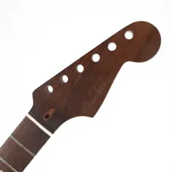 FENDER AMERICAN STRATOCASTER NECK RARE ALL ROSEWOOD STRAT NECK UNCUT NUT