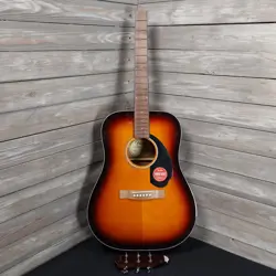 FENDER CD-60 DREADNAUGHT V3 ACOUSTIC GUITAR AS IS BROKEN HEADSTOCK