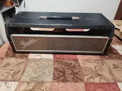 VINTAGE FENDER BASSMAN BASS GUITAR AMP BOX FRAME 