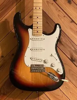 FENDER MADE IN JAPAN HYBRID II STRATOCASTER SUNBURST ELECTRIC GUITAR