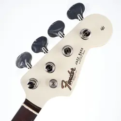 FENDER AMERICAN VINTAGE II '66 JAZZ BASS NECK OLYMPIC WHITE HEADSTOCK