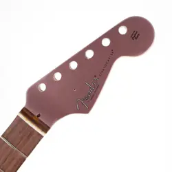 FENDER AMERICAN LIMITED EDITION STRATOCASTER NECK BURGUNDY MIST HEADSTOCK