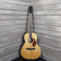 FENDER PS-220E PARLOR ACOUSTIC ELECTRIC GUITAR AS IS CRACKED NECK