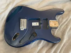 SQUIER BY FENDER STRATOCASTER STRAT GUITAR BODY BALTIC BLUE + BRIDGE
