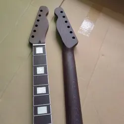 STAINLESS 22 FRETS TELE ELECTRIC GUITAR NECK WENGE FINGERBOARD FOR DIY FENDER TL
