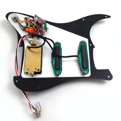 FOR FENDER GUITAR PREWIRED LOADED PICKGUARD WITH COIL SPLITTIN HUMBUCKER PICKUPS