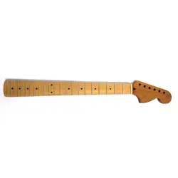 GUITAR NECK 22 FRETS ROASTED MAPLE FINGERBOARD FOR FENDER STRAT ELECTRIC GUITAR