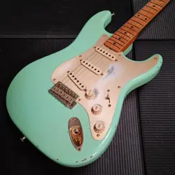 FENDER CUSTOM SHOP 1956 STRATOCASTER RELIC GOLD PARTS SURF GREEN [SN CZ518049]