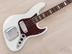 2021 FENDER TRADITIONAL II LATE 60S JAZZ BASS VINTAGE REISSUE OLYMPIC WHITE