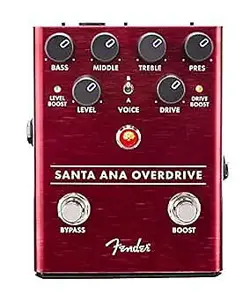 USED FENDER EFFECTOR SANTA ANA OVERDRIVE PEDAL BATTERYINCLUDED NO.KM610