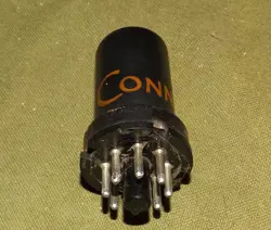 CONN BY RCA 6SJ7 BLACK METAL PREAMP TUBE FOR TWEED FENDER PRINCETON CHAMP AMP