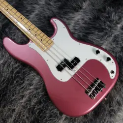 ELECTRIC BASS GUITAR FENDER JAPAN HYBRID II PRECISION BURGUNDY MIST JD23015773