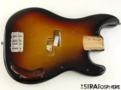 FENDER AV II AMERICAN VINTAGE 1960 PRECISION P BASS BODY & HARDWARE SUNBURST,