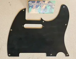 FENDER TELECASTER PICKGUARD BLACK 3PLY AGED RELIC