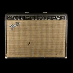 PRE OWNED VINTAGE 1966 FENDER PRO REVERB GUITAR AMP COMBO WITH FOOTSWITCH