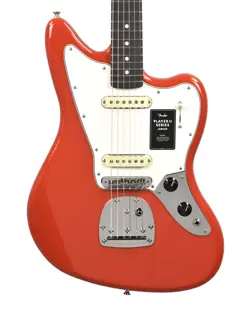 FENDER PLAYER II JAGUAR IN CORAL RED