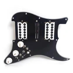 GUITAR PREWIRED LOADED PICKGUARD FOR FENDER WITH COIL SPLITTING HUMBUCKER PICKUP