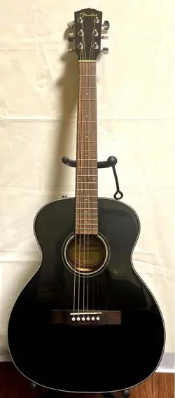 ACOUSTIC GUITAR FENDER CT-60S BLK BLACK CRAFTED IN INDONESIA S/N OI17142132