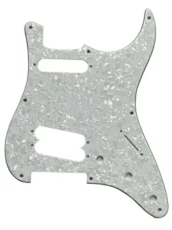 FOR FENDER 8 SCREWS STRATOCASTER STRAT SINGLE COIL STYLE GUITAR PICKGUARD WHITE