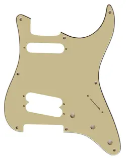 FOR FENDER 8 SCREWS STRATOCASTER STRAT SINGLE COIL STYLE GUITAR PICKGUARD YELLOW