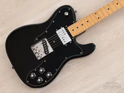 2012 FENDER TELECASTER CUSTOM ‘72 VINTAGE REISSUE BLACK W/ WIDE RANGE, JAPAN MIJ