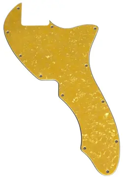 GOLD PICKGUARD GUITAR PARTS FOR US FENDER TELECASTER 69 THINLINE BLANK STYLE