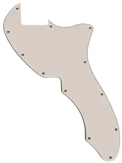 WHITE PICKGUARD GUITAR PARTS FOR US FENDER TELECASTER 69 THINLINE BLANK STYLE