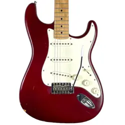 FENDER HIGHWAY ONE STRATOCASTER 2008 - WINE RED
