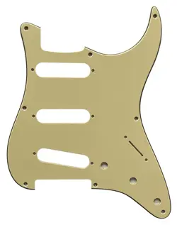 FOR US FENDER 57' 8 SCREWS STRATOCASTER STYLE GUITAR PICKGUARD VINTAGE YELLOW