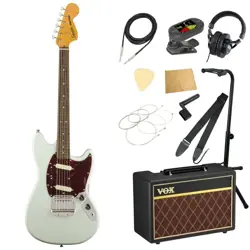 SQUIER BY FENDER CLASSIC VIBE '60S MUSTANG SNB LRL BEGINNER SET WITH AMPLIFIER