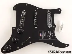 FENDER AMERICAN ULTRA II LOADED PICKGUARD STRAT S1 NOISELESS BLACK ANODIZED