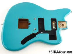 FENDER PLAYER II JAGUAR SERIES BODY, MODERN GUITAR PARTS ALDER AQUATONE BLUE