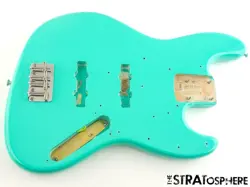 FENDER AV II AMERICAN VINTAGE 1966 JAZZ J BASS BODY + HARDWARE 66 SEA FOAM GREEN