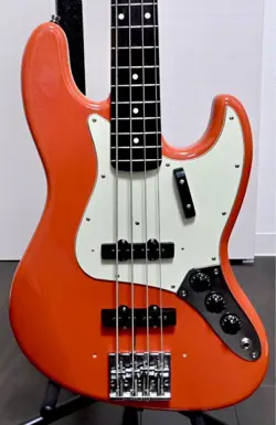 FENDER MADE IN JAPAN TRADITIONAL 60S JAZZ BASS FIESTA RED ROSEWOOD FB 2023