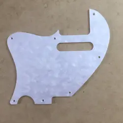 LEFTY PEARLIOD FENDER STYLE SEE THRU THINLINE PICKGUARD RELIC 1 PLY GUITAR PEARL