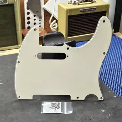 2009 FENDER USA TELECASTER PARCHMENT WHITE PICKGUARD FOR AMERICAN STANDARD TELE