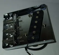 SCRATCH N DENT TELE GUITAR BRIDGE + PICKUP PARTS TO FIT FENDER TELECASTER SET #3