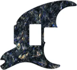 WD CUSTOM PICKGUARD FOR FENDER PAWN SHOP '72 #35 BLACK ABALONE