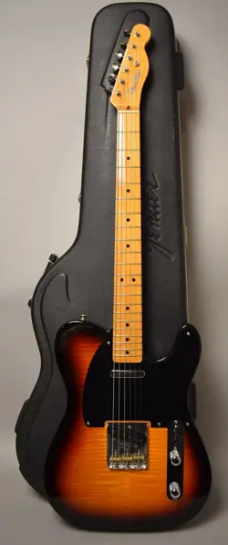 2000 FENDER AMERICAN DESIGNER EDITION '52 TELECASTER FLAME MAPLE SUNBURST W/OHSC