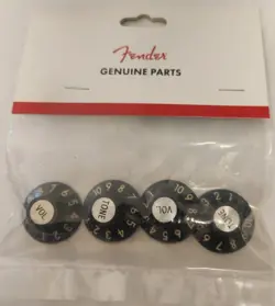FENDER GUITAR 72 TELECASTER SKIRTED KNOBS VOLUME TONE 0054521049