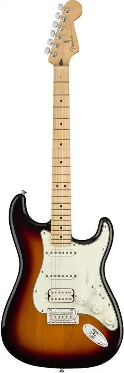 FENDER PLAYER STRATOCASTER HSS ELECTRIC GUITAR,3COLOR SUNBURST,MAPLE FINGERBOARD