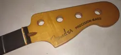 FENDER USA AMERICAN ULTRA PRECISION P BASS GUITAR NECK UNPLAYED UNMOUNTED 2CND