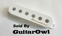 FENDER STRAT GUITAR NF WIDE BRIDGE WHITE NOISELESS PICKUP COVER 0053339010