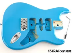 FENDER SQUIER SONIC SERIES STRATOCASTER STRAT BODY + HARDWARE, CALIFORNIA BLUE